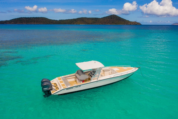 Rent A Boat from Caribbean Blue Boat Charters in St. Thomas USVI