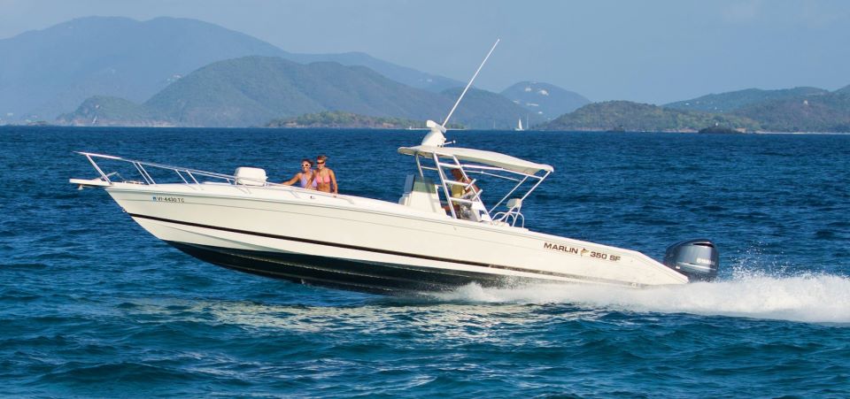 Rent A Boat from Caribbean Blue Boat Charters in St. Thomas USVI